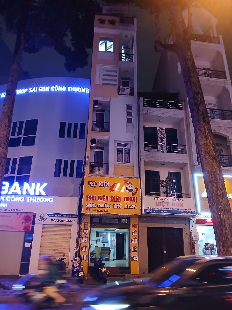 Bán Nhà MT Trần Quang Khải, Tân Định, Quận 1, 6 tầng thang máy, HĐT: 80 triệu, giá 24 tỷ - Ảnh chính
